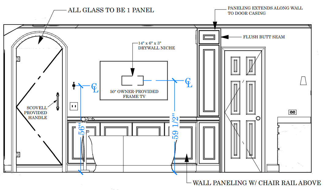 Short Vanity Elevation