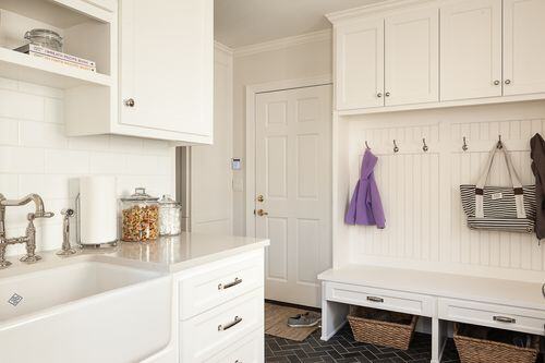 Maid's Room Turned Mudroom