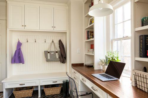 Maid's Room Turned Mudroom