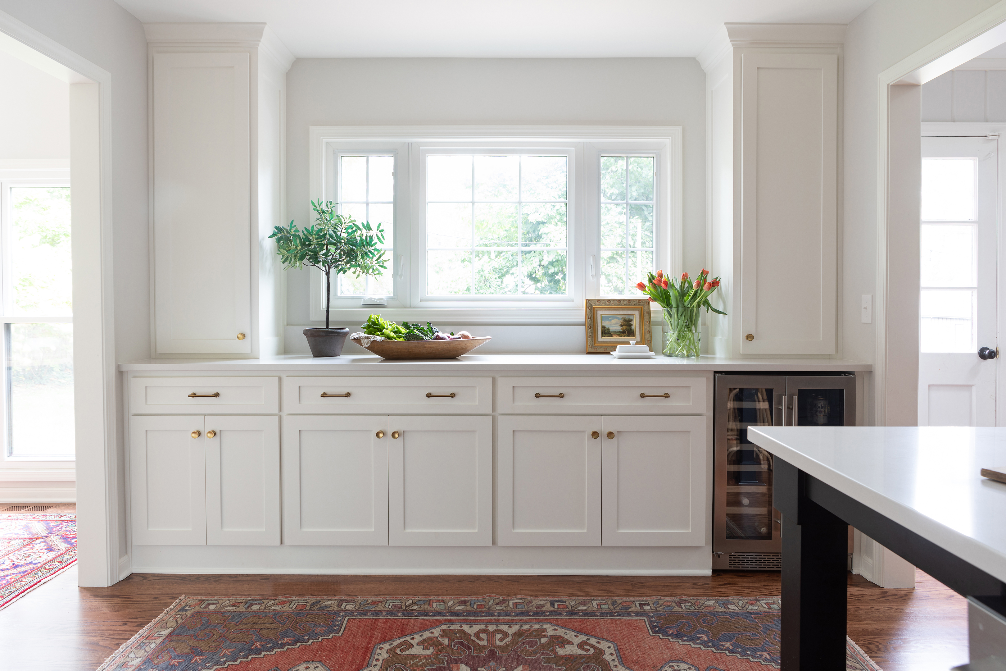 Prairie village custom built-in cabinets