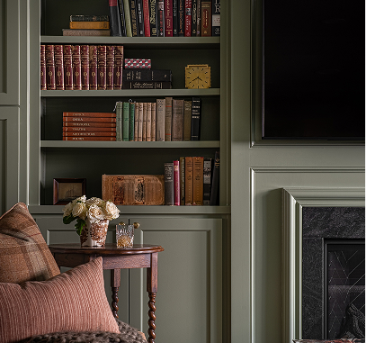 custom shelving for a basement